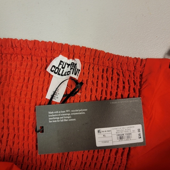 Future Collective Women's Holiday Sweetheart Bow Mini Dress Red Size XL - Picture 3 of 5